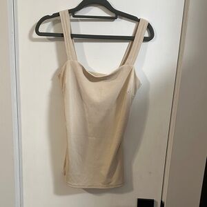 Elegant Beige Women's Top